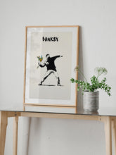 Banksy Flower Thrower - Art Print